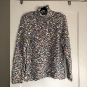 Colorful Vintage Turtleneck Sweater